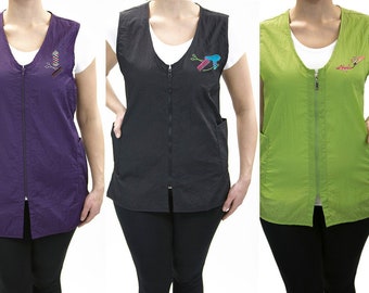 Mesh back grooming smocks hotsell