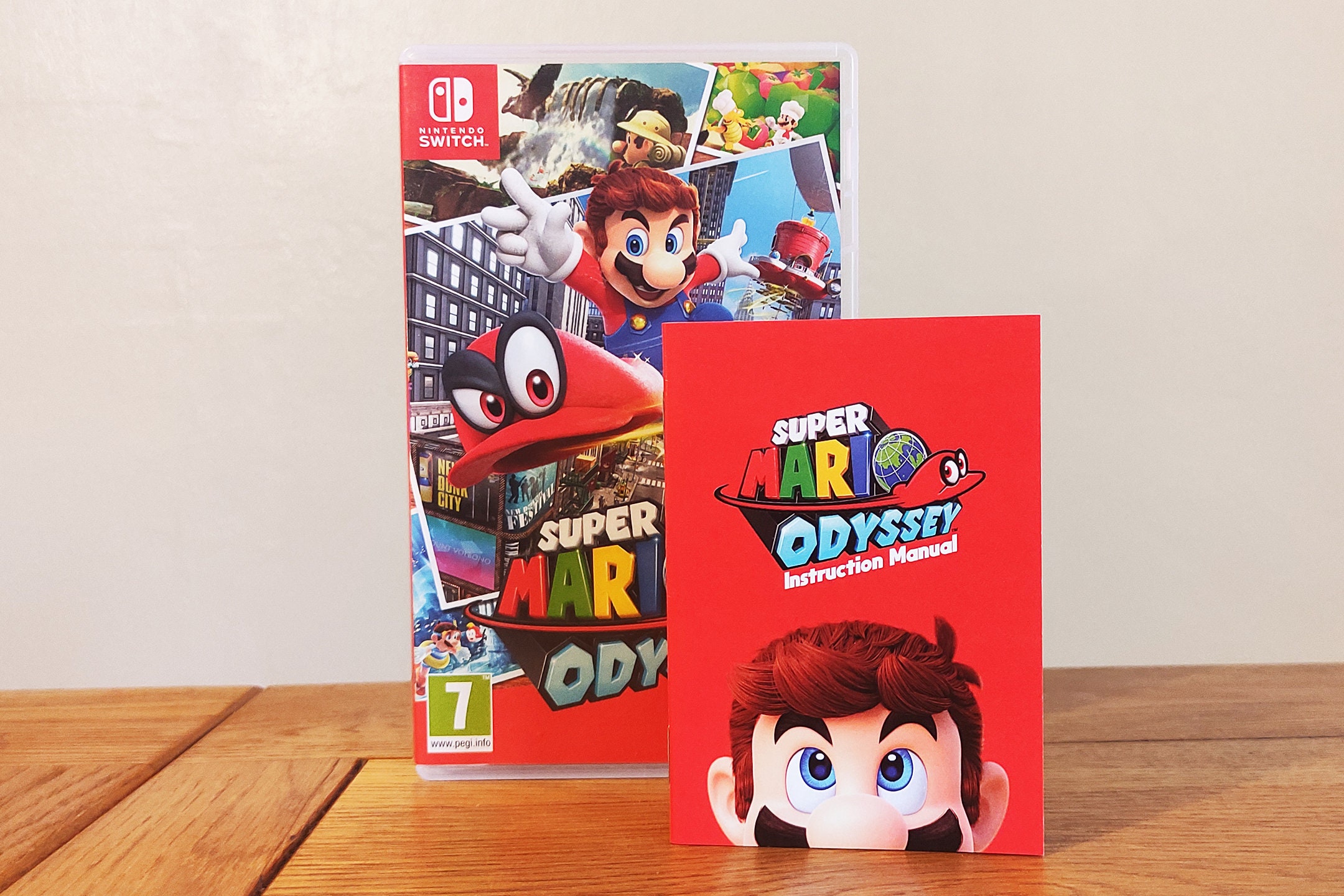 Officially Licensed Super Mario Odyssey 2-SIDED Poster Nintendo Switch  Promo Art