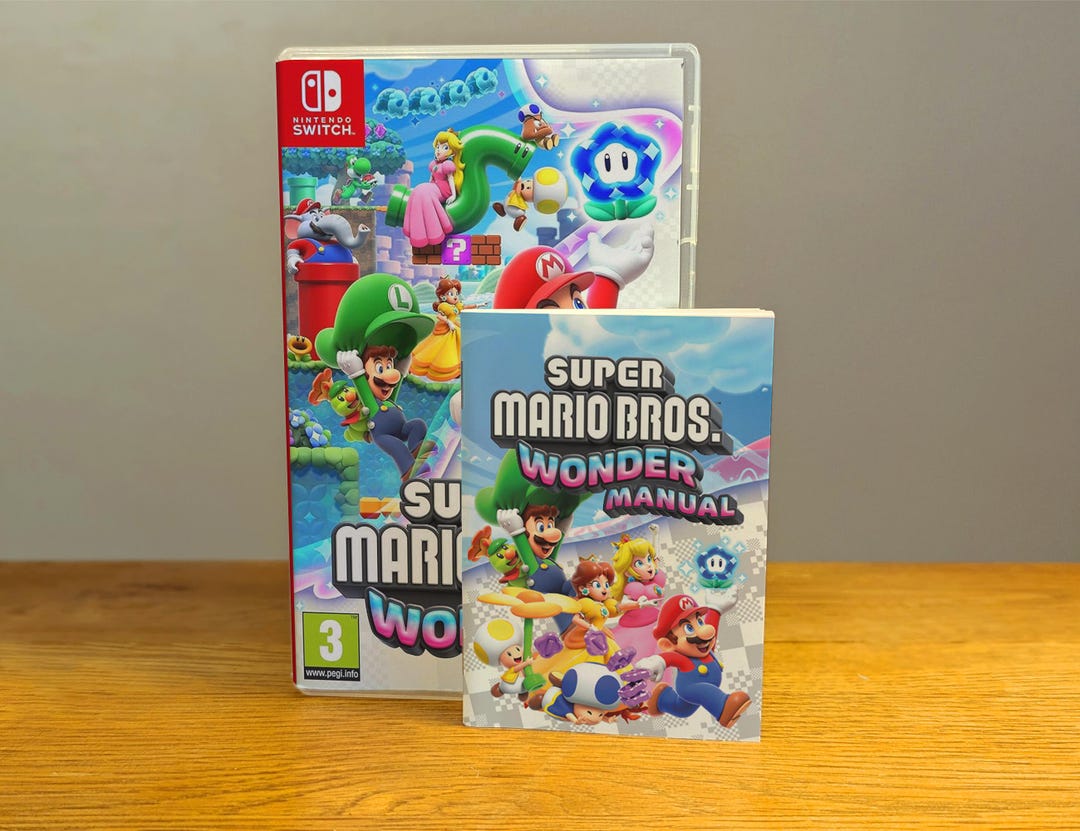 Super Mario Bros. Wonder Manual - Etsy