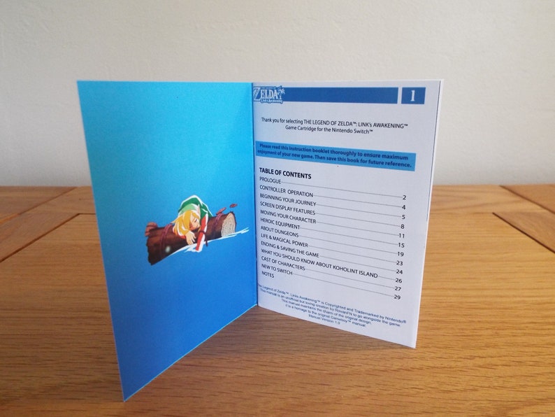 Zelda Link's Awakening Switch Manual image 3