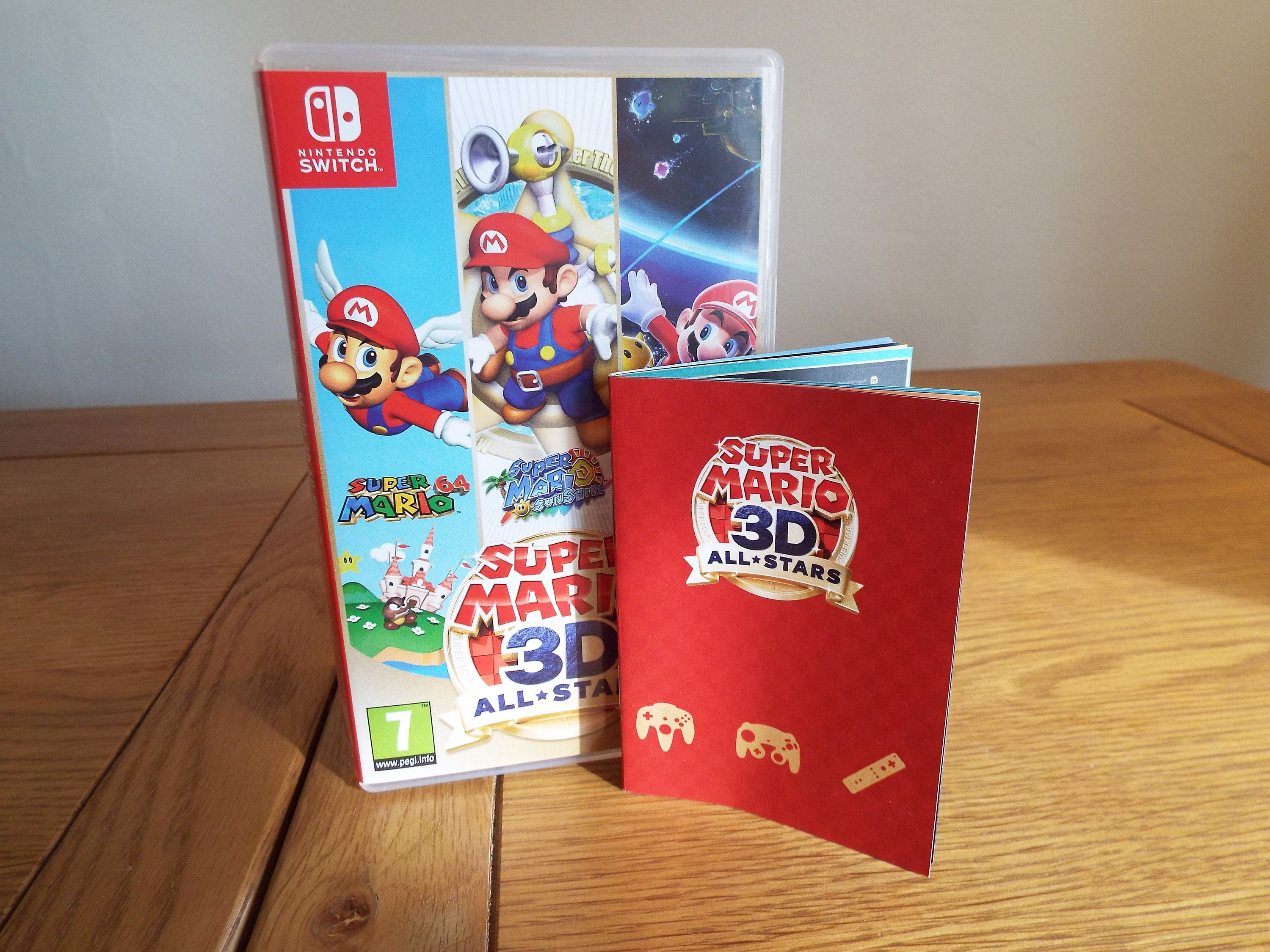 Super Mario 3D All-stars Manual - Etsy Norway