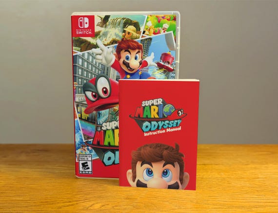 スーパーマリオ オデッセイ マニュアル v2 - Etsy 日本