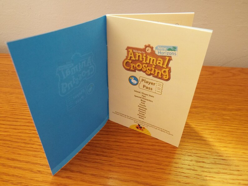 Animal Crossing: New Horizons Player Pass Booklet image 3