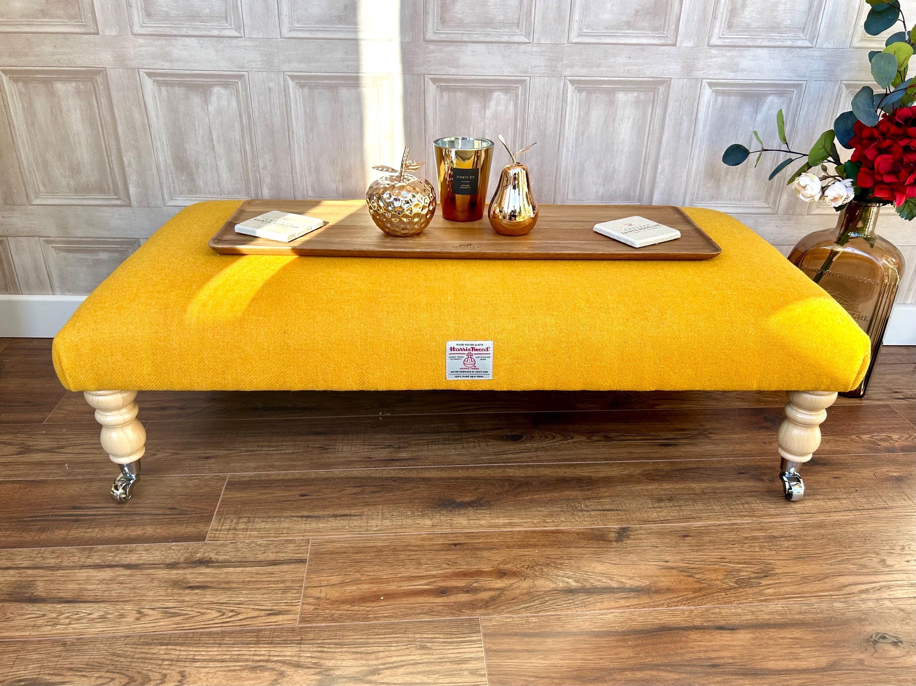 Harris Tweed Footstool UK