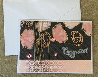 Handmade "congratulations" card