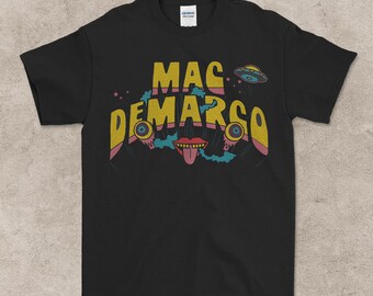 PANXUE Mac Demarco Mens Classic Short Sleeve t-Shirt Black PANXUE Mac Demarco Mens Classic Short Sleeve t-Shirt Black