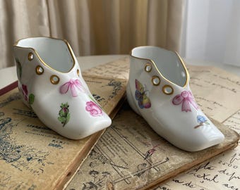 ヘレンド【ヴィクトリアブーケ】ベビーシューズ