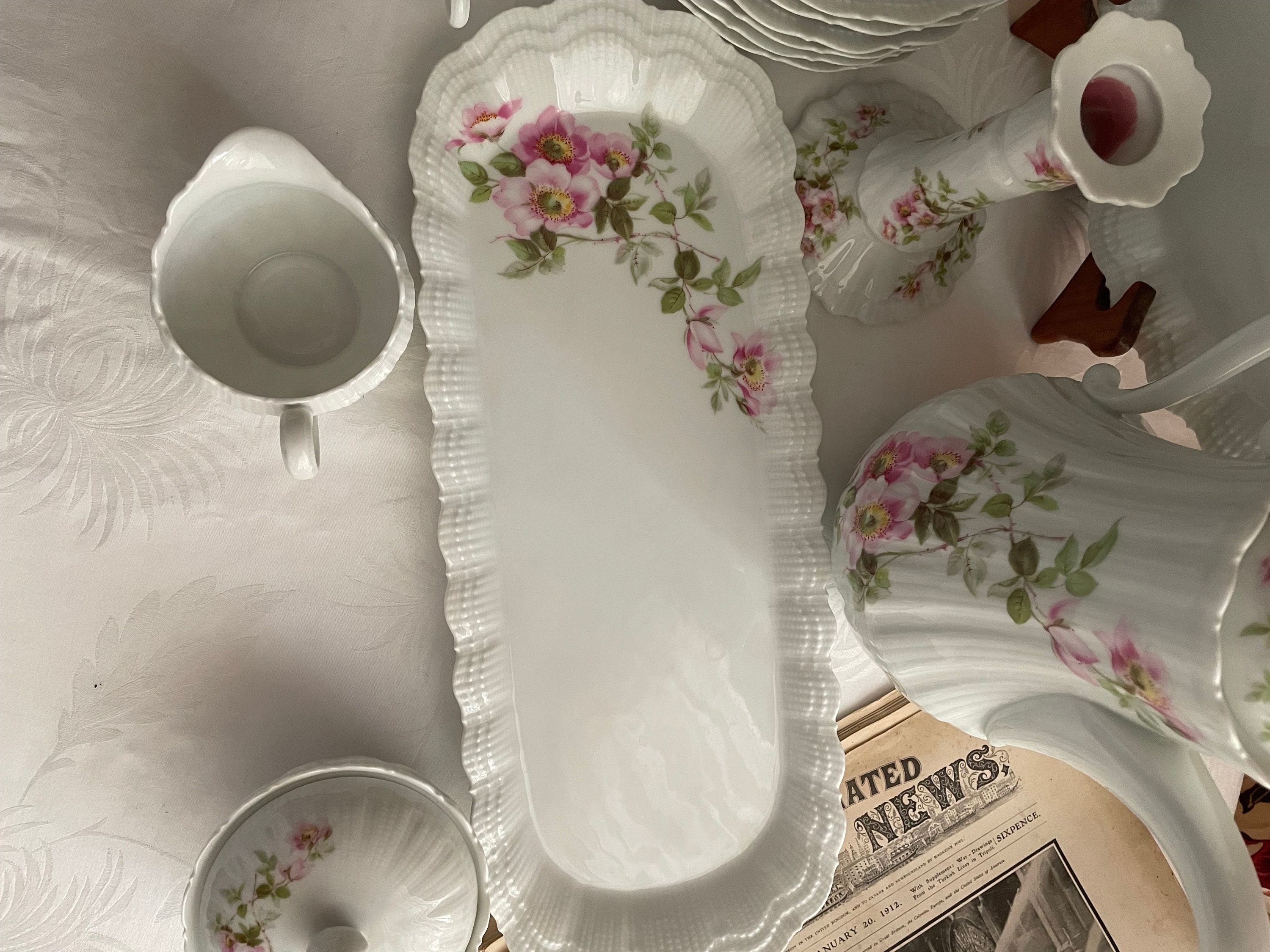 Vintage Limoges Porcelain Tea/coffee Service | Limoges Set of 6 - Etsy