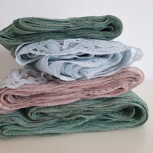 Lace Trim Lot French Vintage Laces Shabby Chic Decor New/Old Stock Sewing or Collector&#39;s Laces