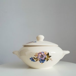 Vintage 1960s soupiere  soup tureen ceramic soup bowl