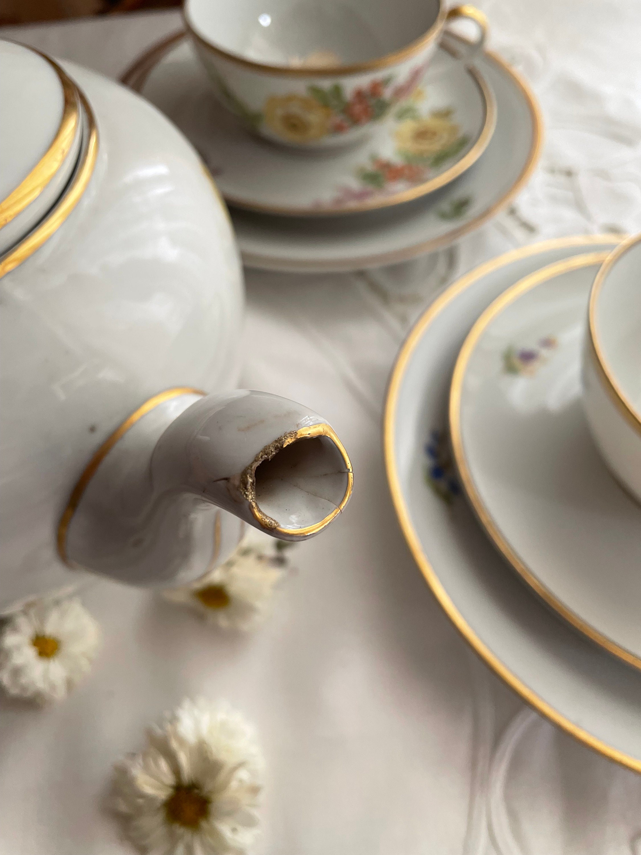 Vintage Kahla Porcelain Tea Coffee Set - Etsy