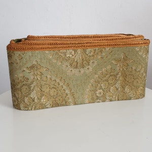 Silk Tapestry Drapery Trim , Silk Jacquard Brocade,Chateau Decor