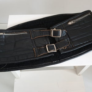 Vintage leather belt | leather belt beautiful patina