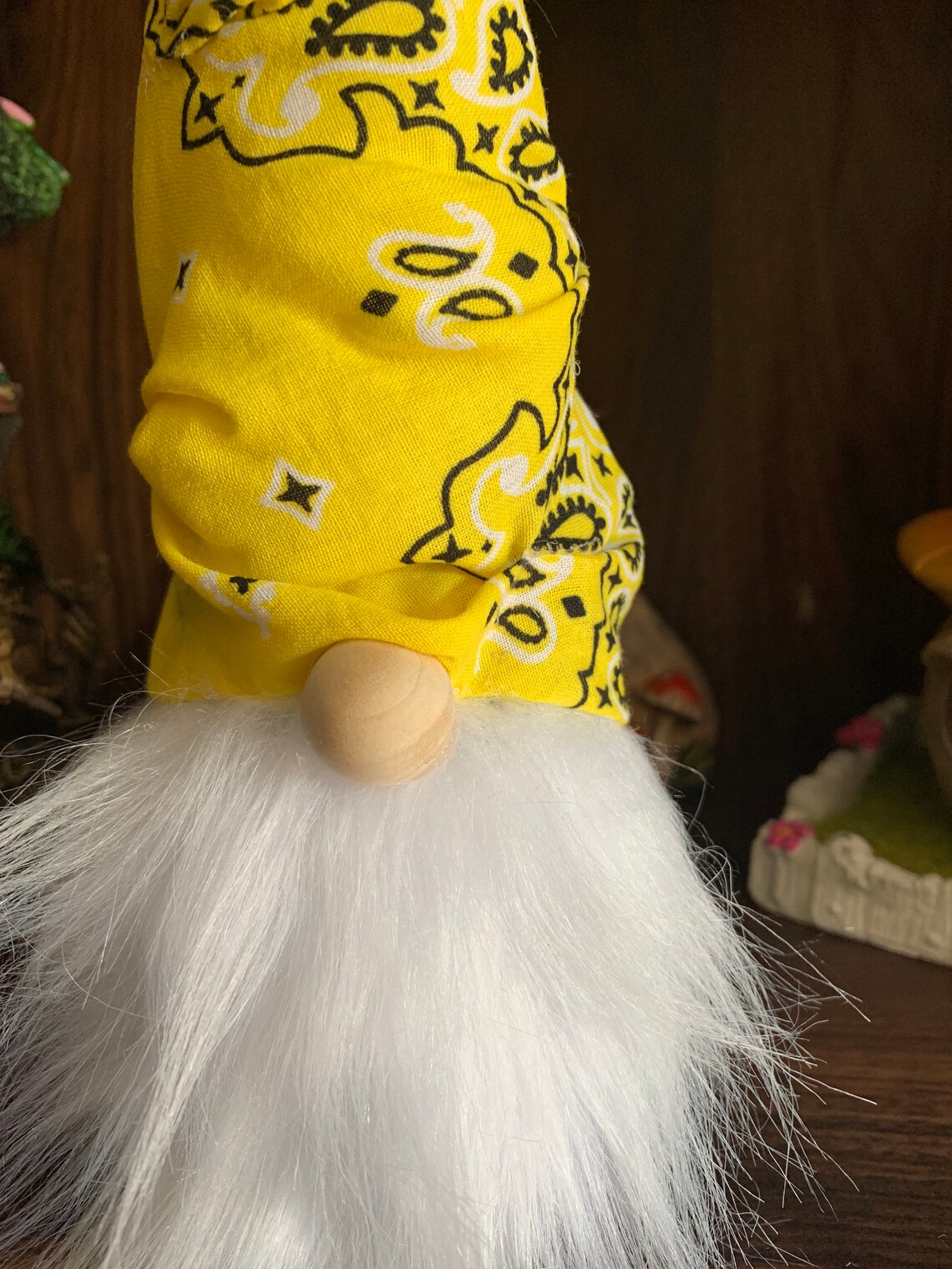 Gnome Bearded Gnome Yellow Gnome Summer Gnome. Etsy