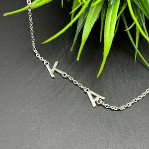 Personalized Name Necklace - Initial Necklace - Letter Necklace - 925 Sterling Silver Custom Necklace - Gift For Her - Minimalist Jewelry