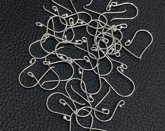 Ganci per orecchini in argento sterling 925 con sfera – ganci francesi da 18 mm