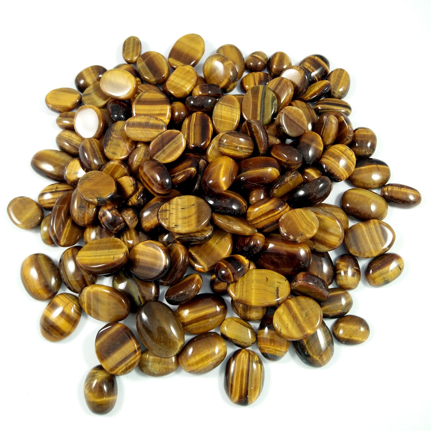 AAA Quality 100 Natural Yellow Tiger Eye Smooth Loose Etsy