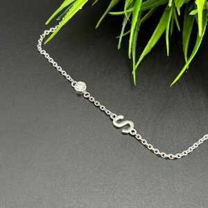 Personalized Name Necklace - Initial Necklace - Letter Necklace - 925 Sterling Silver Custom Necklace - Gift For Her - Minimalist Jewelry