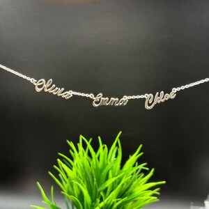 Personalized Name Necklace - Initial Necklace - Letter Necklace - 925 Sterling Silver Custom Necklace - Gift For Her - Minimalist Jewelry