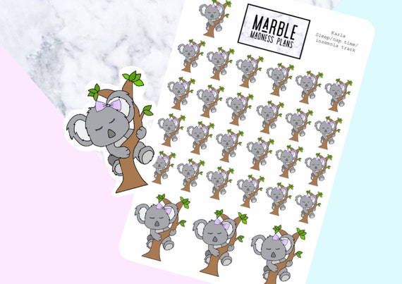 Karla The Koala Sleeping Etsy
