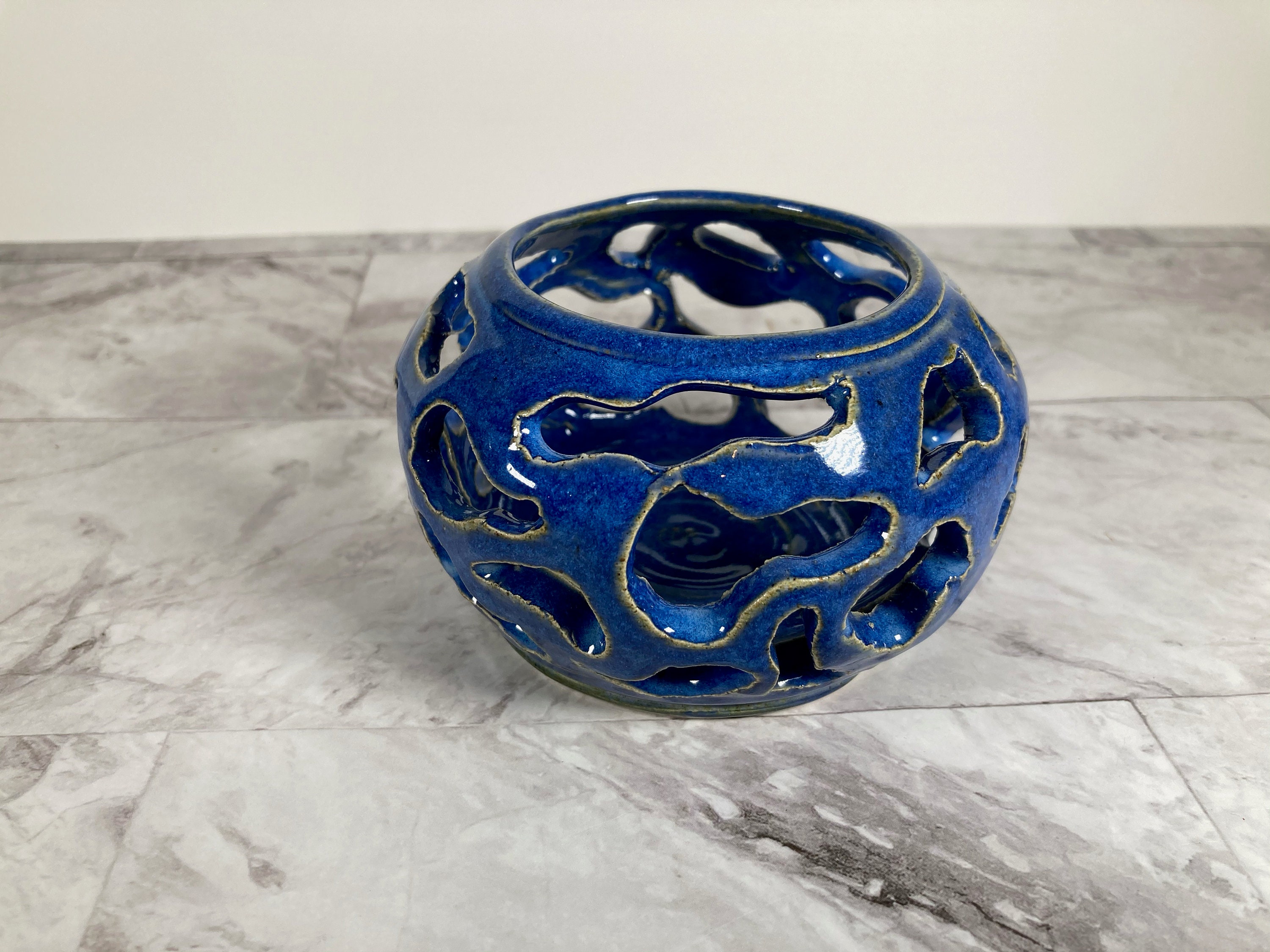 Handmade Ceramic Votives/luminaries in a variety of colors Etsy