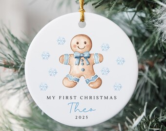 Baby First Christmas Ornament 1st Xmas Keepsake Tree Decoration Gingerbread Gift