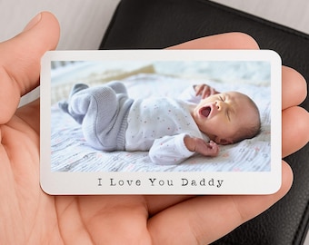 Daddy Photo Wallet Card Personalised Dad Gift