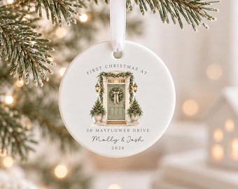 Personalised New Home Christmas Ornament Couple Moving House Gift