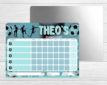 Personalised Wipeable Reward Chart Kids Chore Dry Erase Daily Task White Board