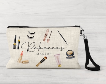 Personalised Makeup Pouch Cosmetics Bag Girls Birthday Gift