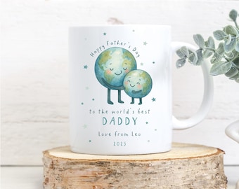 World's Best Daddy Father's Day Mug Personalised Dad Grandad Gift