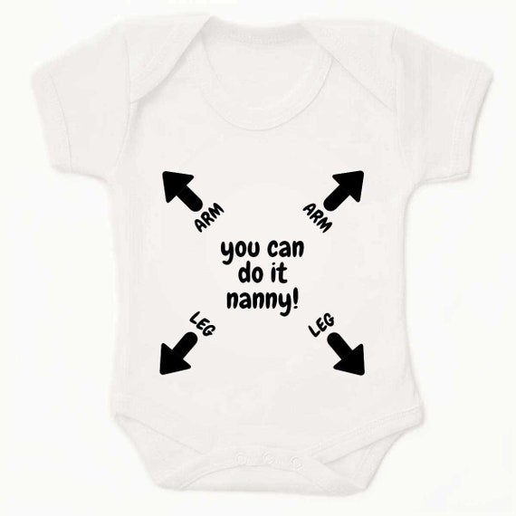 Puedes hacer puede hacerlo Papá divertida Ropa para Bebé Manga Corta Babygrow Bodysuit