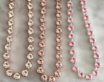 GLAM スワロフスキークリスタル ラージ ヴィンテージ オーロラ