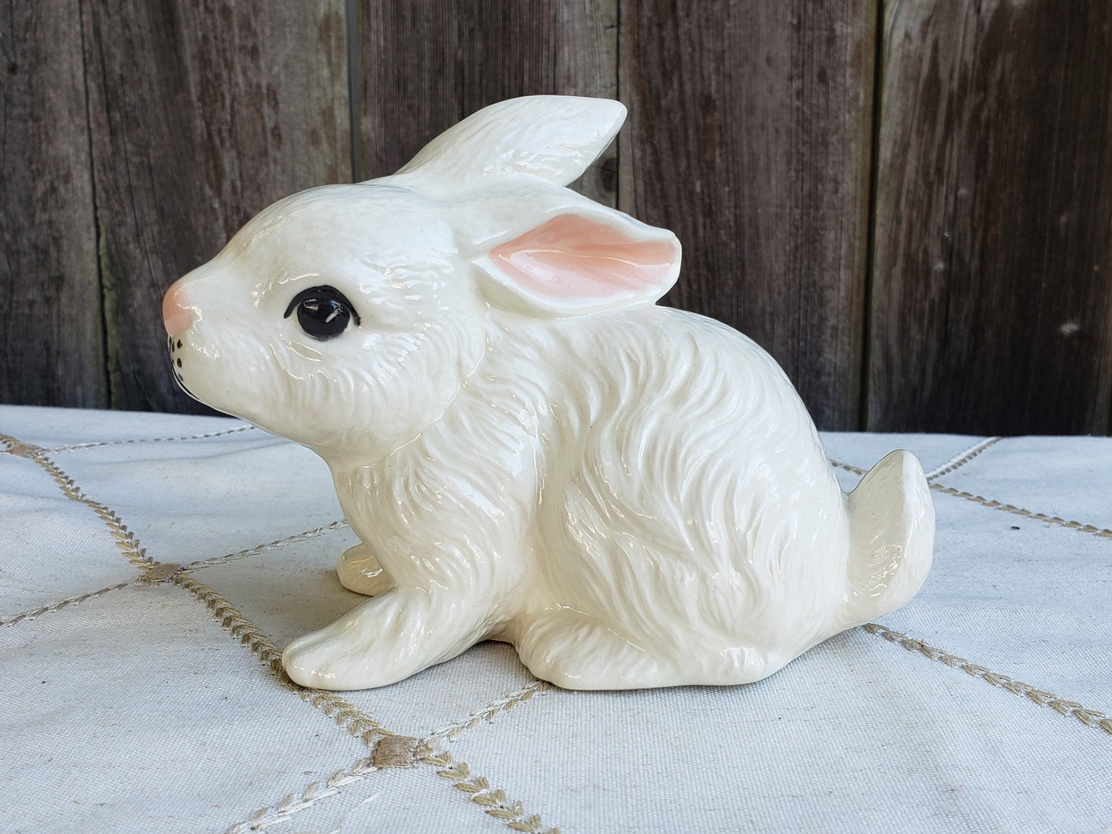 Vintage Bunny Scioto Ceramic Bunny Rabbit Hand Painted | Etsy