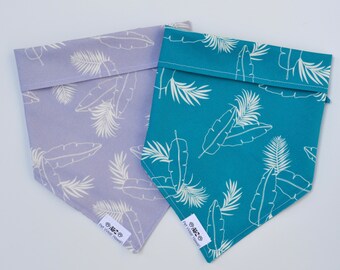 A&Z Purple/Blue Frond Pet Bandana