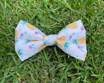 Golden Pineapples Pet Bow Tie