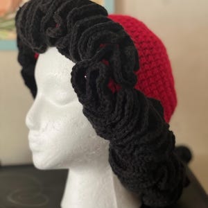 Handmade Crochet Ruffle Hat