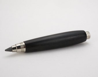 Hand-turned writing and sketching pencil
