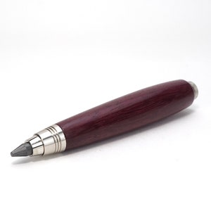 Hand-turned writing and sketching pen made of Amaranth