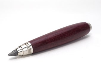 Hand-turned writing and sketching pen made of Amaranth