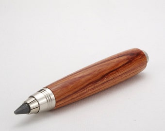 Hand-turned writing and sketching pencil made of tulip wood
