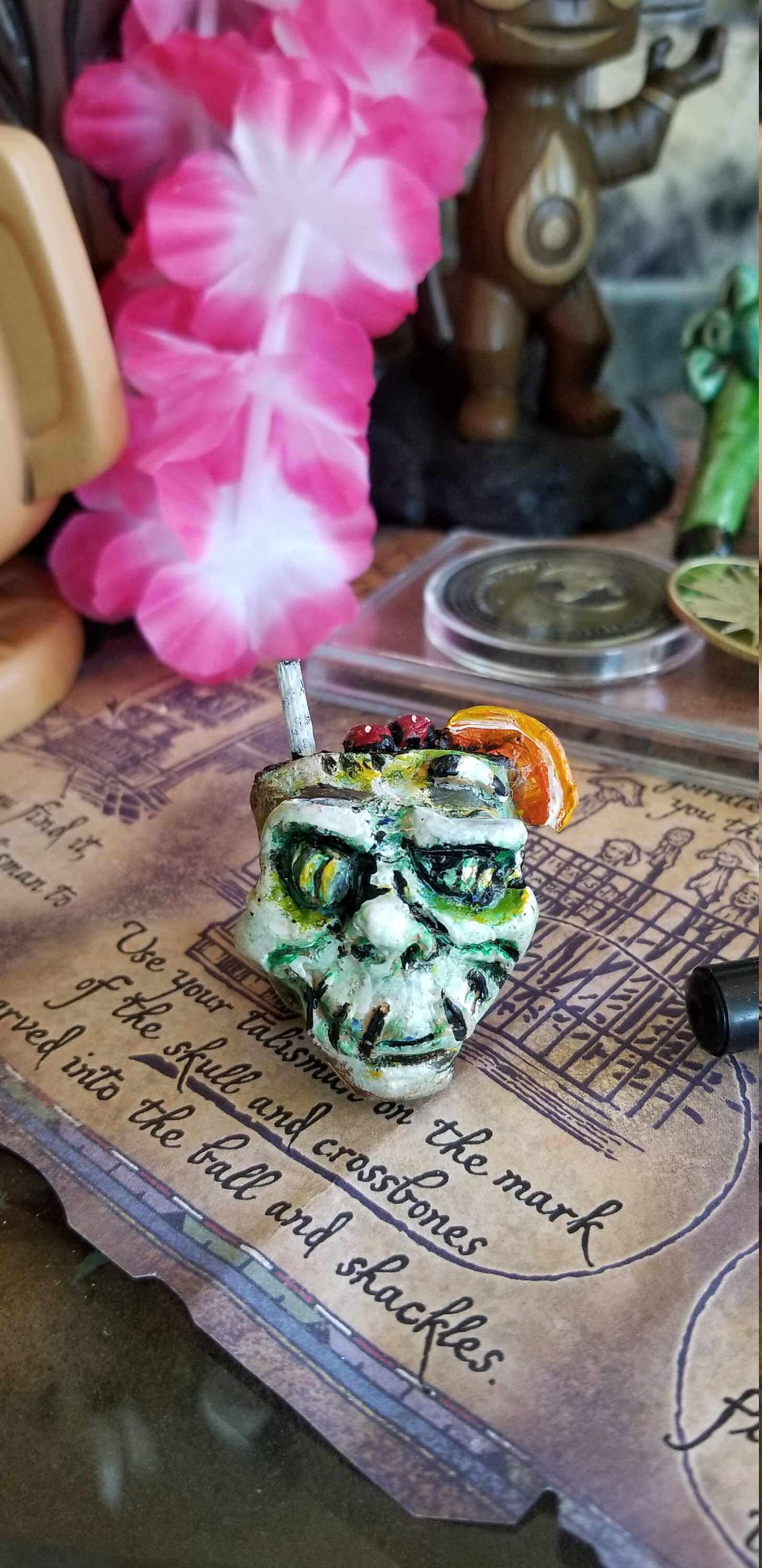 Tiki Brooch Trader Sam