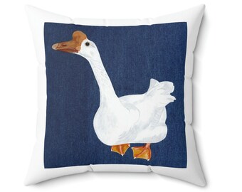 Chinese Goose Spun Polyester Square Pillow Case