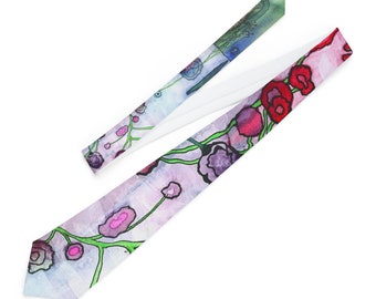 Flowers 1 Necktie by Marjorie Taylor