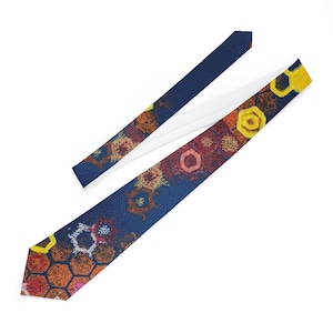 Infectious Tetris Necktie by Marjorie Taylor