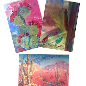 Desert-themed Notecards - 3 pack