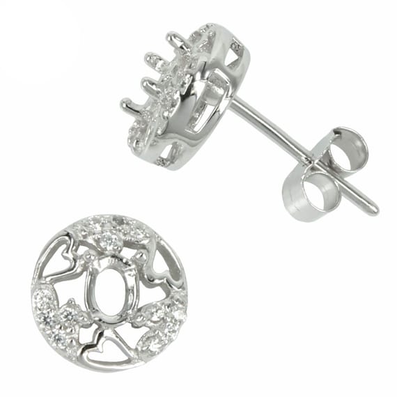 Square CZ with Silver Trim Studs and Cufflinks Set Square CZ with Silver Trim Studs and Cufflinks Set