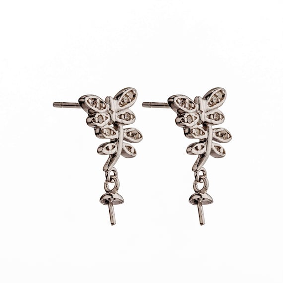 Orecchini A Perno In Argento 925 Con Zirconia Cubica | Cane A Forma Di Cuore? Rifiniti A Mano UK, Confezione Regalo - 3