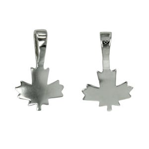 Gelijmd esdoornblad in sterlingzilver | LJ857 | LJ857