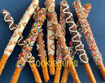 Chocolate Covered Pretzel Rods